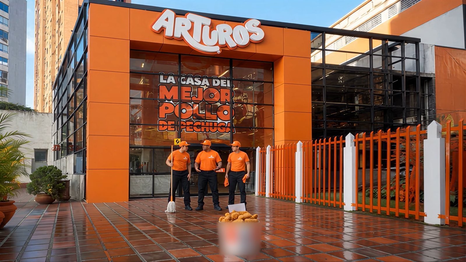 Arturos — La ofrenda de paz, plano 17: La calma vuelve al local