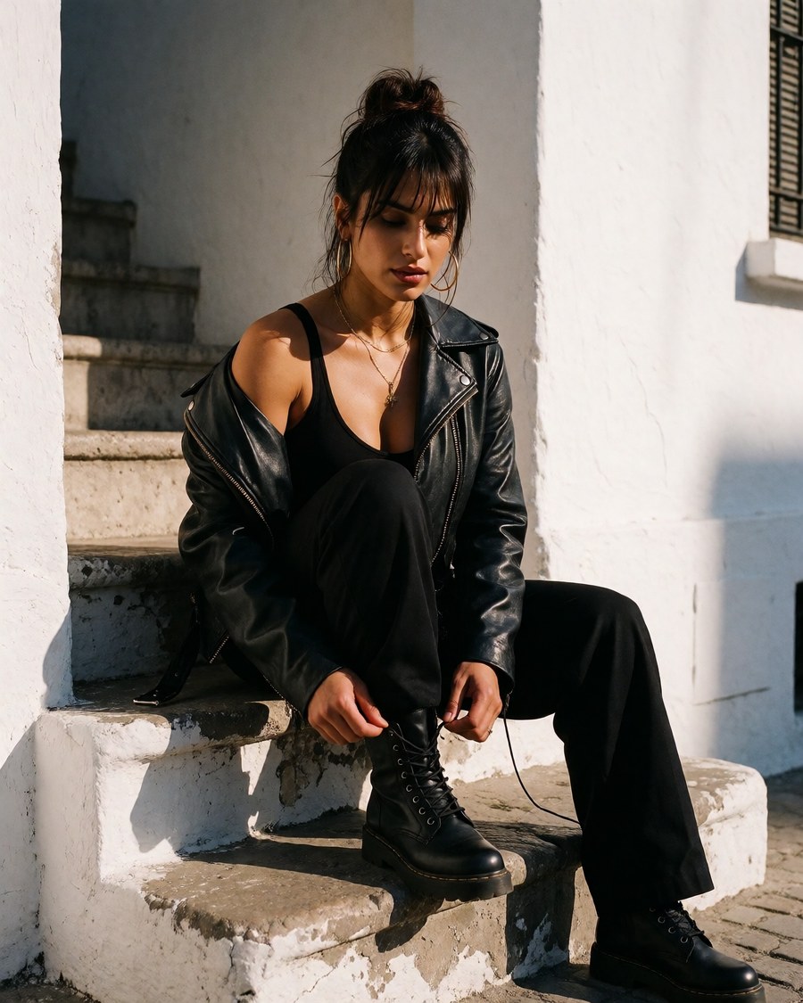 Zayra, same identity — morning · seated