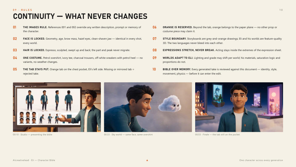 Continuity rules